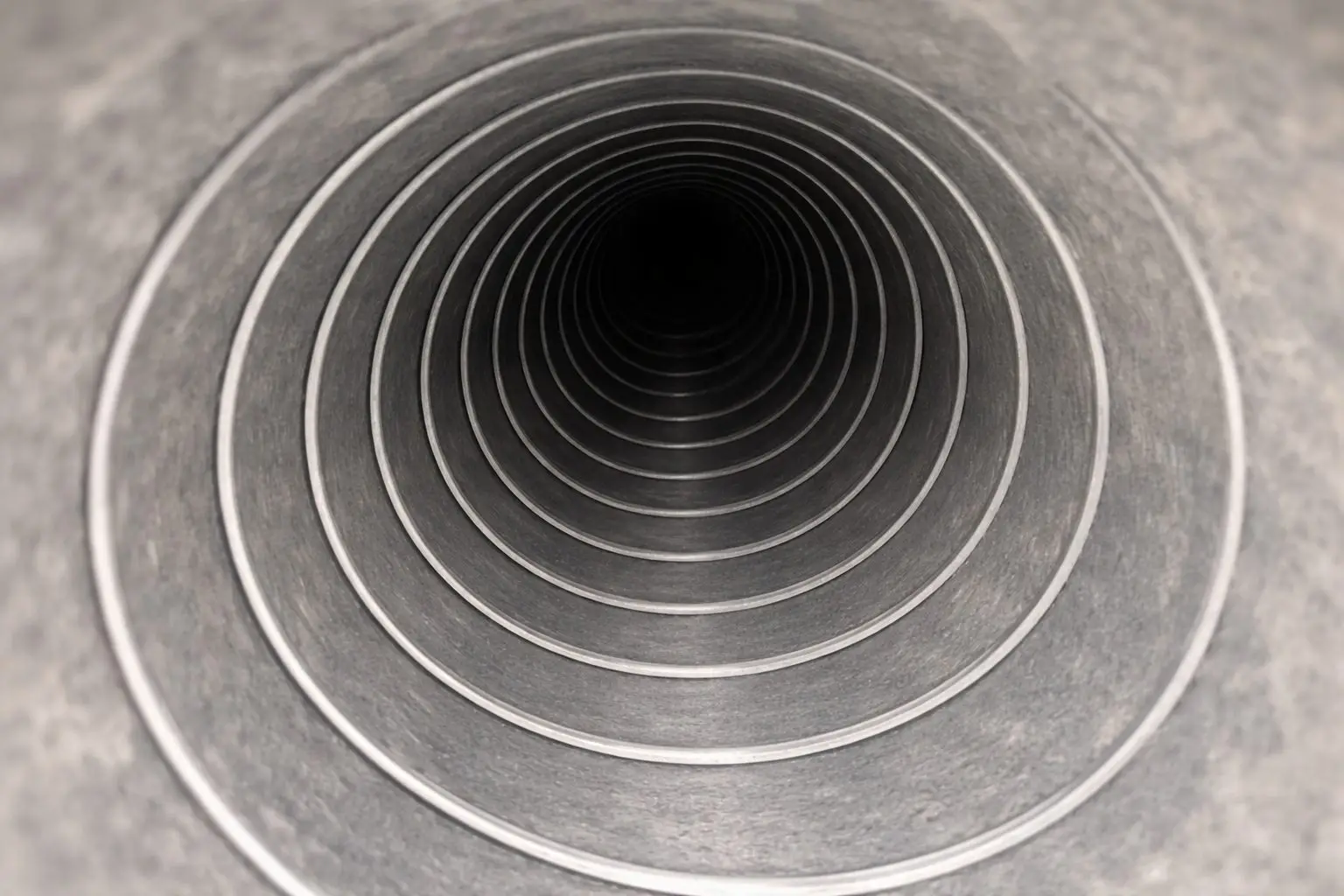 Air duct interior after professional cleaning by Edgar's Service